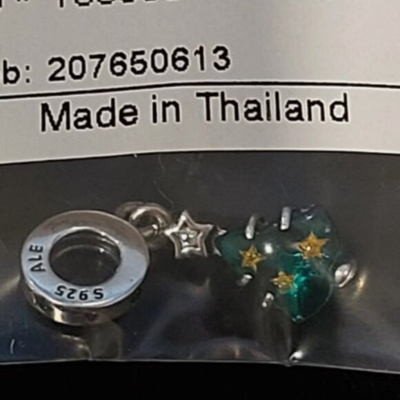 Authentic PANDORA STERLING SILVER SPARKLING CHRISTMAS TREE DANGLE 792983C01 - Picture 2 of 11